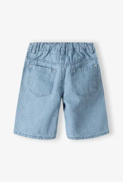 Niebieskie jeansowe szorty - bermudy - Limited Edition
