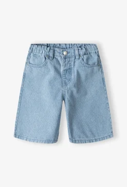 Niebieskie jeansowe szorty - bermudy - Limited Edition