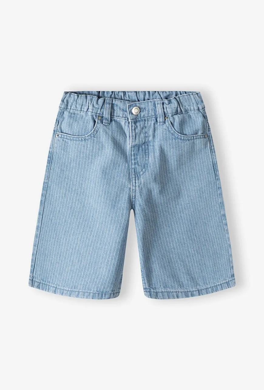 Niebieskie jeansowe szorty - bermudy - Limited Edition