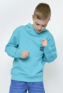 Nierozpinana bluza chłopięca z kapturem