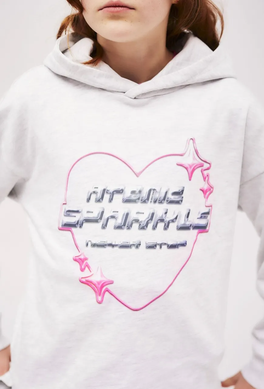 Nierozpinana bluza oversize z kapturem