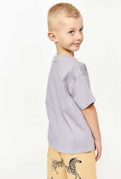 2-pak chłopięcych t-shirtów - biały i szary