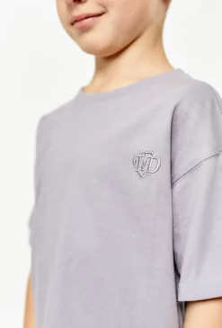 2-pak chłopięcych t-shirtów - biały i szary