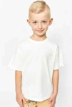 2-pak chłopięcych t-shirtów - biały i szary