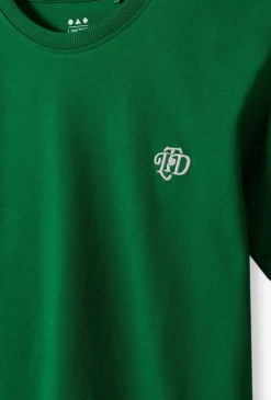 2pak t-shirtów dla dziewczynki - zielony i różowy