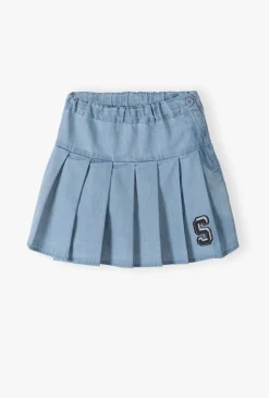 Plisowana jeansowa spódnica dla dziewczynki - Limited Edition