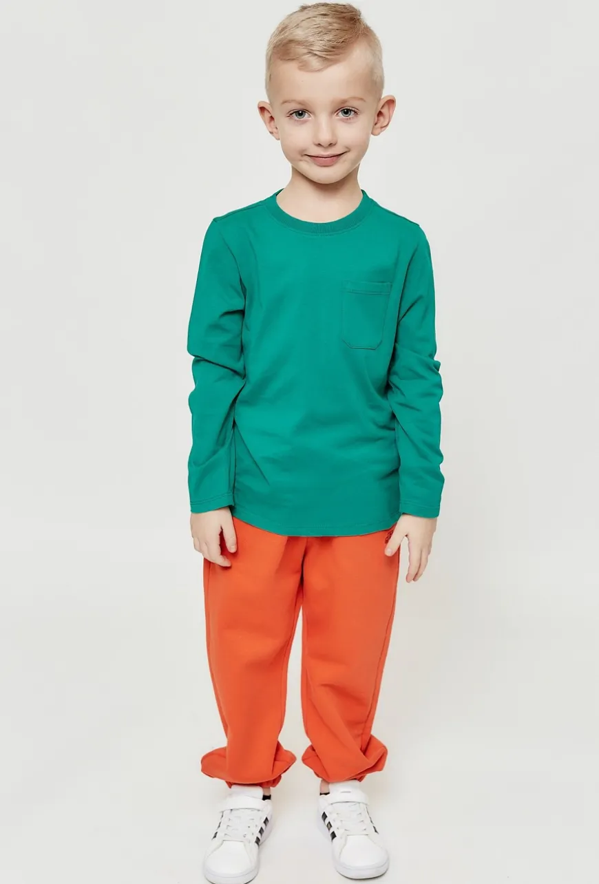 Pomarańczowe spodnie dresowe - unisex - Limited Edition