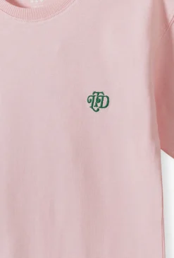 Różowy i zielony t-shirt dla dziewczynki - 2pak