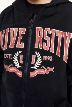 Rozpinana bluza dresowa z kapturem dla dziewczynki