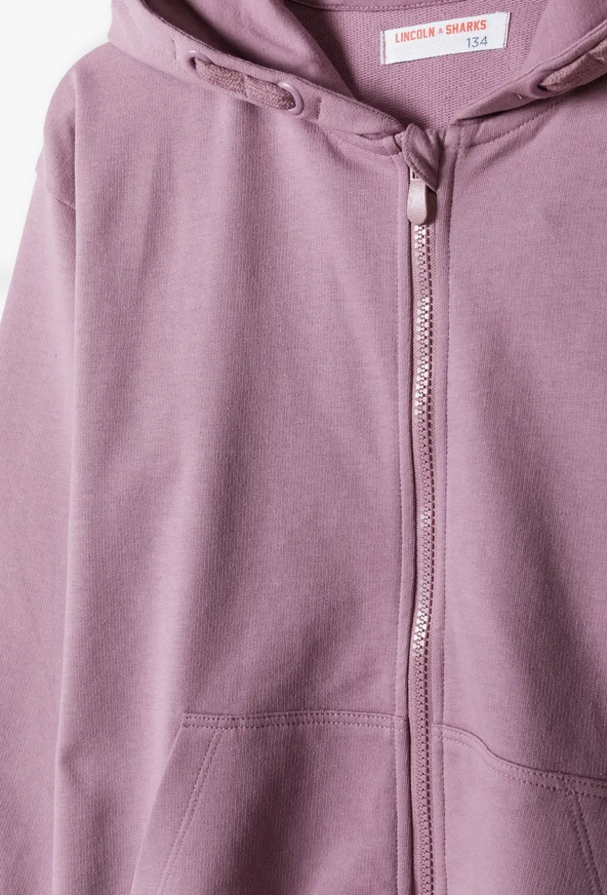 Rozpinana bluza z kapturem