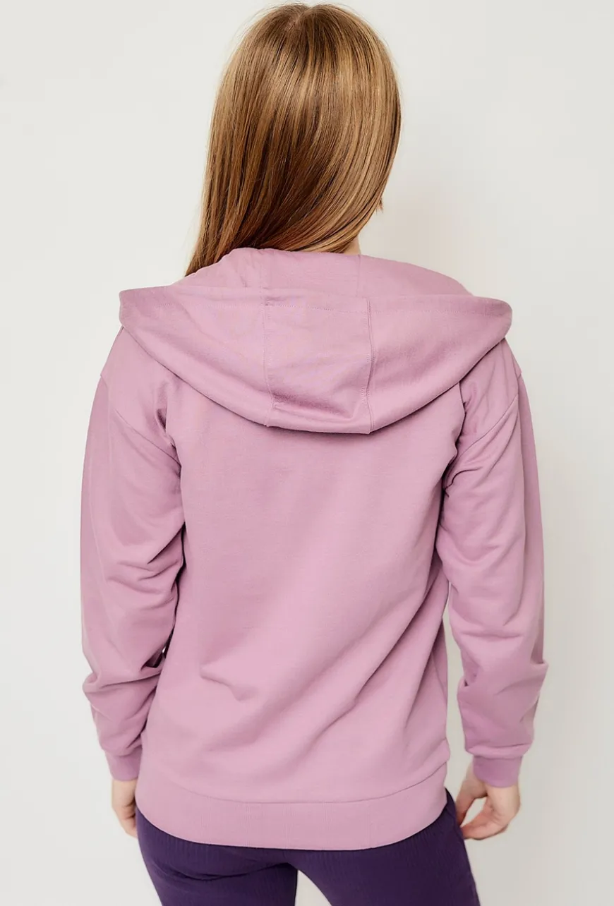 Rozpinana bluza z kapturem