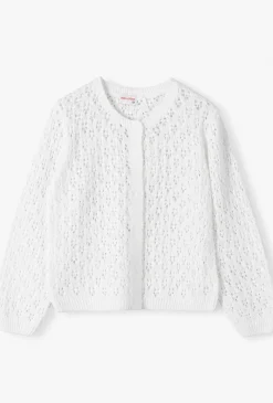 Rozpinany sweter dla dziewczynki