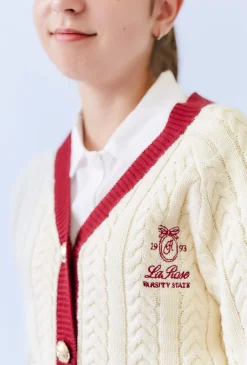 Rozpinany sweter dziewczęcy