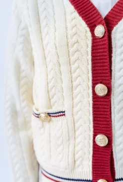Rozpinany sweter dziewczęcy