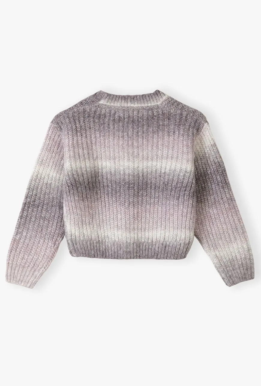Rozpinany sweter dziewczęcy