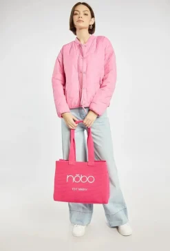 Shopper damski z logo NOBO