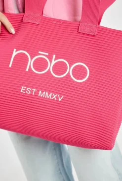 Shopper damski z logo NOBO