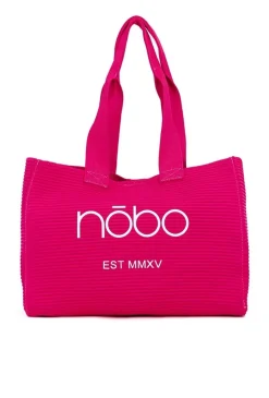 Shopper damski z logo NOBO