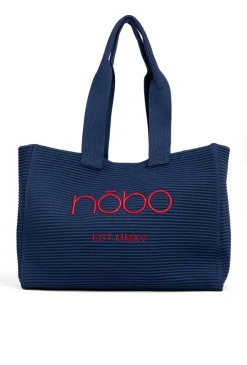 Shopper damski z logo NOBO