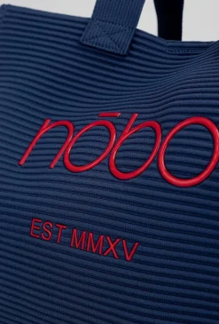 Shopper damski z logo NOBO