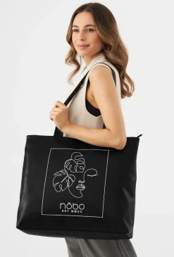 Shopperka z metalicznym wykończeniem Nobo
