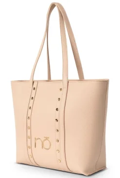 Shopperka z metalowymi nitami NOBO