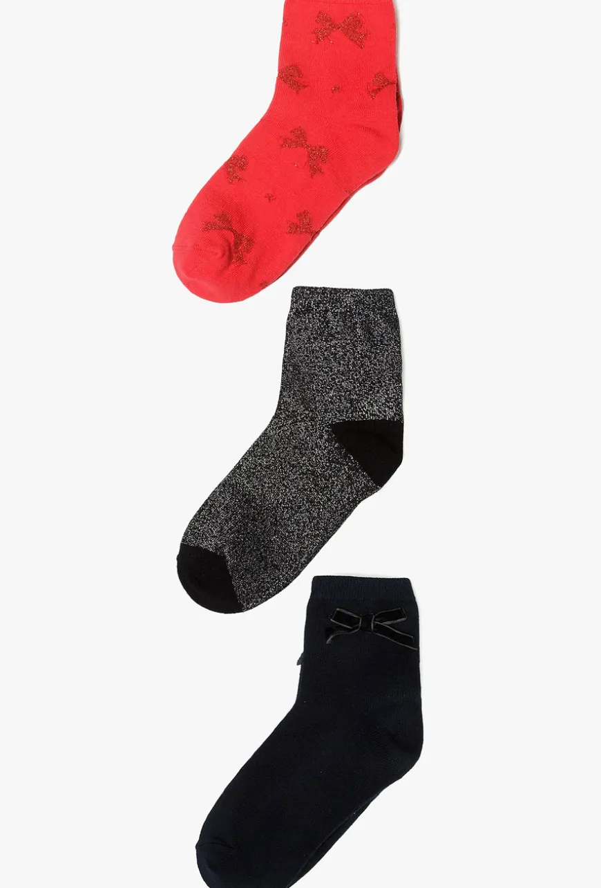 Skarpety dziewczęce 3-pak