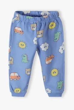 Spodnie dresowe niemowlęce typu baggy