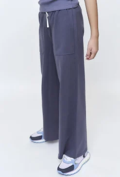 Spodnie dresowe wide leg dla dziewczynki