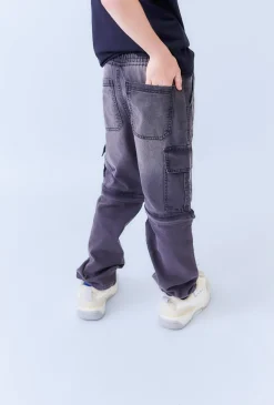 Spodnie jeansowe cargo