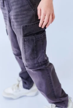 Spodnie jeansowe cargo