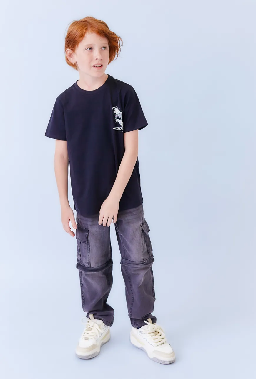 Spodnie jeansowe cargo
