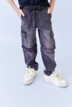Spodnie jeansowe cargo