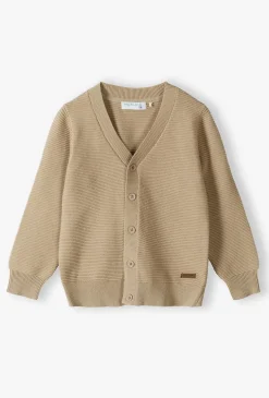 Sweter chłopięcy z dekoltem w serek
