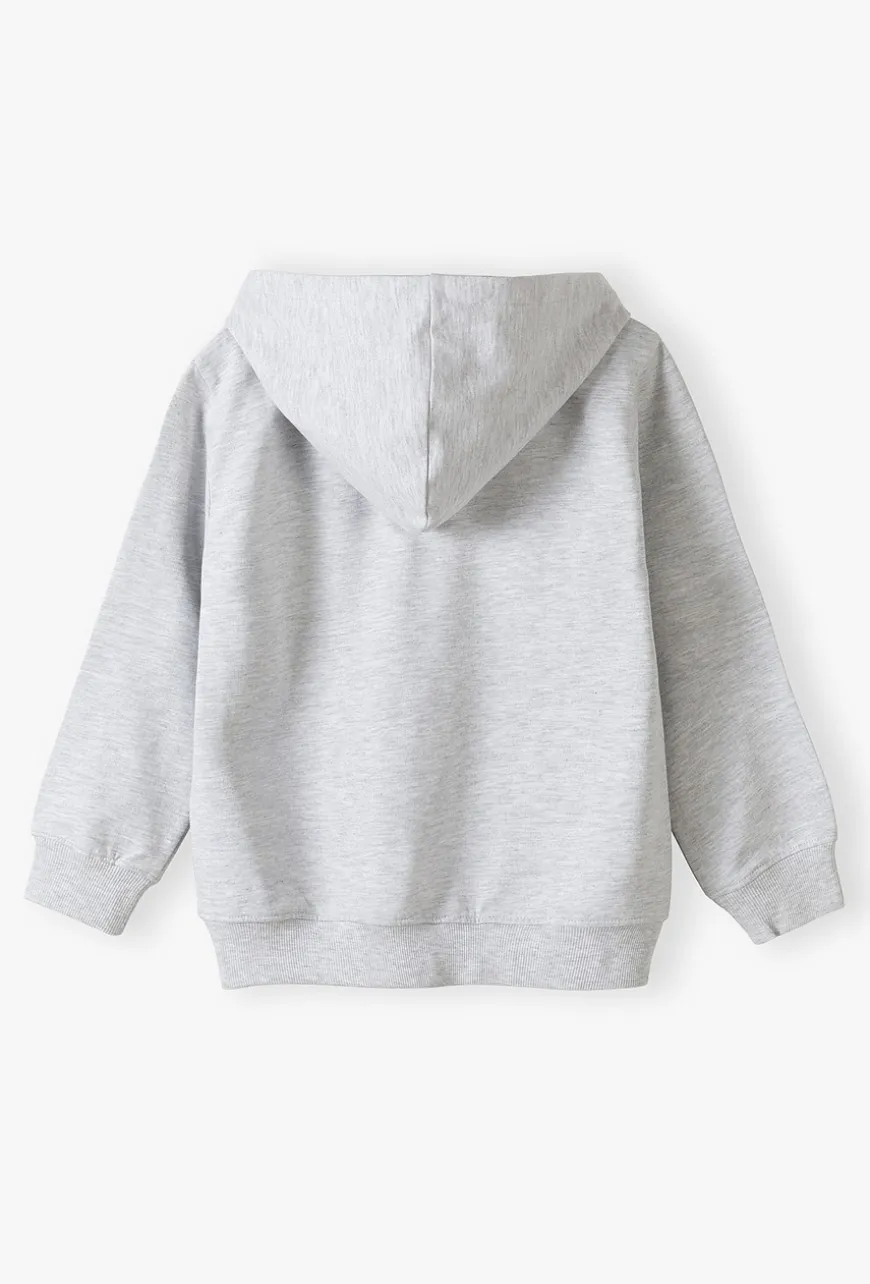 Szara bluza dresowa - basic - 5.10.15.