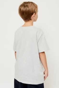 Szary T-shirt chłopięcy - University