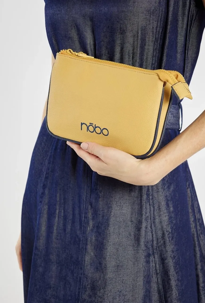 Torba crossbody z wzorzystym paskiem