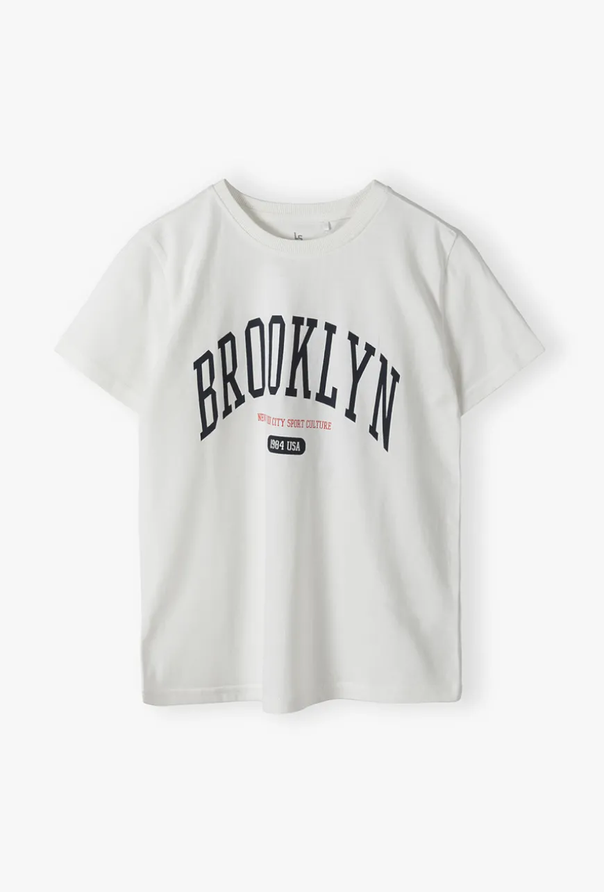 T-shirt chłopięcy „Brooklyn 1984 USA”
