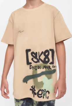T-shirt chłopięcy - oversize