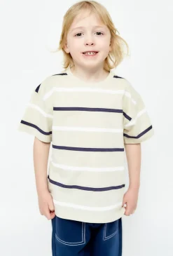 T-shirt chłopięcy w poziome paski