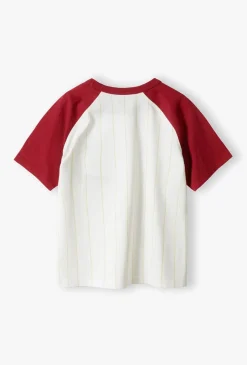 T-shirt chłopięcy w stylu piłkarskim - limited edition