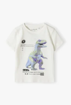 T-shirt chłopięcy z dinozaurem - 5.10.15.