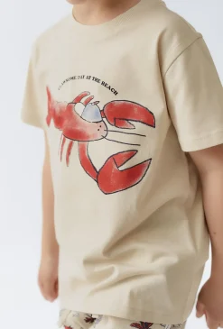 T-shirt chłopięcy z homarem