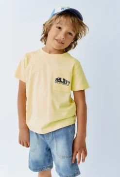 T-shirt chłopięcy z kieszonką