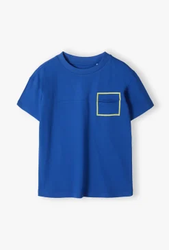 T-shirt chłopięcy z kieszonką