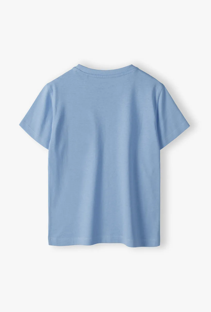 T-shirt chłopięcy z kieszonką – koszulka z krótkim rękawem