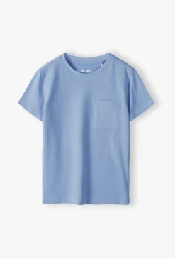 T-shirt chłopięcy z kieszonką – koszulka z krótkim rękawem