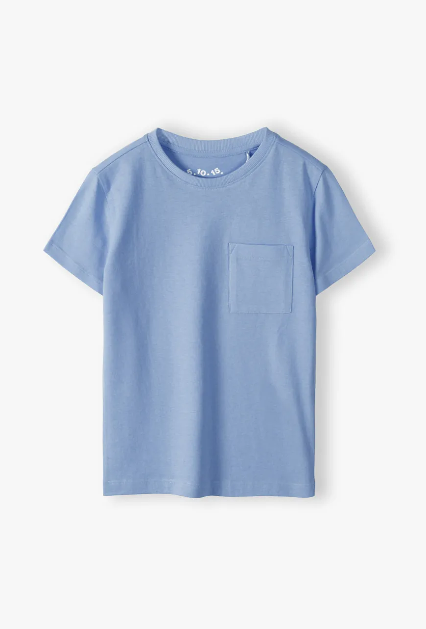 T-shirt chłopięcy z kieszonką – koszulka z krótkim rękawem