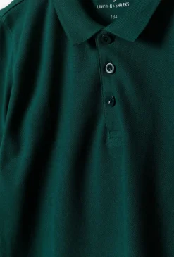 T-shirt chłopięcy z kołnierzykiem polo - Lincoln&Sharks