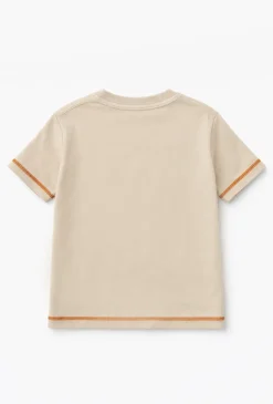 T-shirt chłopięcy z malowanym dinozaurem